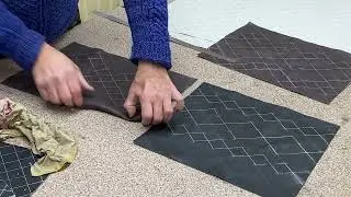We make exclusive decorative stitching based on diamond and square templates. Interior upholstery...