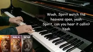 spirit beyonce lion king piano cover (subscribe!)