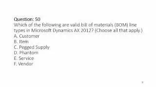 AX 2012 - Quiz (Trade & Logistics)