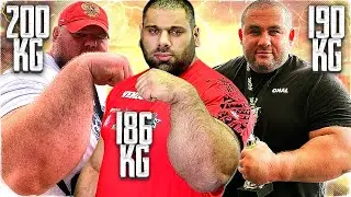 ТОП 3 САМЫХ БОЛЬШИХ АРМРЕСТЛЕРОВ - TOP 3 BIGGEST ARMWRESTLERS