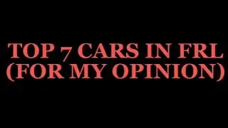 TOP 7 CARS IN FR LEGEND (FOR MY OPINION) @aliens2003 @STR33T00