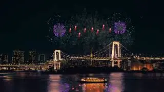 Making Fireworks in After Effect [Hanabi Show at Rainbow Bridge and Yakatabune]