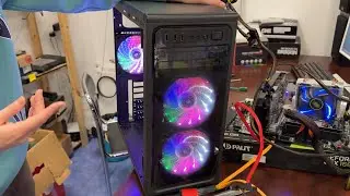 DIANA AND I ARE TRYING OUT PCS TO SEE WHO IS FASTER. AND THEN WE TEST WHOSE IS BETTER