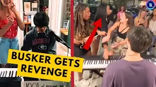 Caught On Camera Bullying A Street Performer