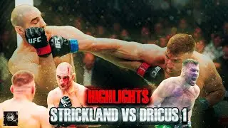 Dricus Du Plessis vs Sean Strickland 1 | Highlights! 
