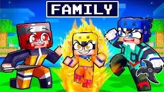 Adopted By An ANIME FAMILY in Minecraft!
