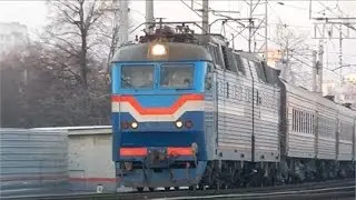 Курское направление зимой 2014-ого - участок Щербинка - Бутово