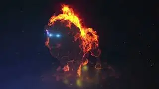 Fire Lion Logo 4K (Free After Effects Intro) No Copyright #logo #adobe