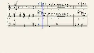 Esquisse, for Flute and Piano