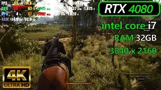 RTX 4080 | 13700K | the witcher 3 remaster 4K DLSS 3 Quality Ultra Settings