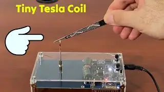 Tiny Touchable Bluetooth Music Tesla Coil Tested ⚡ 