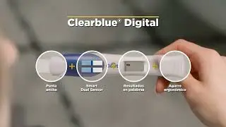 Clearblue® Prueba de Embarazo Digital con indicador de concepción (para México únicamente)