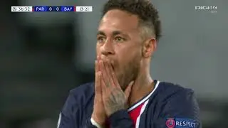 Neymar Shocked face vs Bayern