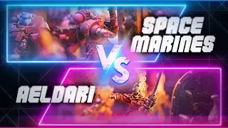 SPACE MARINES vs AELDARI | Warhammer 40k Boarding Actions Battle Report