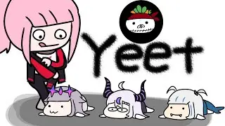The amazing power of Calli's YEET (Hololive Animation)