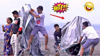 Huge Plastic Wrapping Girls Prank 🤣🤣| Prank In India 2019 | Funky Tv