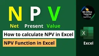 How to Calculate NPV in Excel