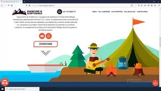 Diseño Landing Turismo Multimedia One Page