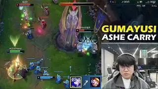 HLE Gumayusi Stream Ashe HYPER CARRY Korean Challenger