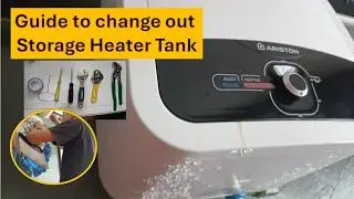 How to change out a leaking Ariston storage tank water heater wall-hung (Model: Andris2 15L)