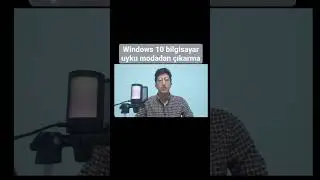 Windows 10 Bilgisayari uyku modundan çıkarmak