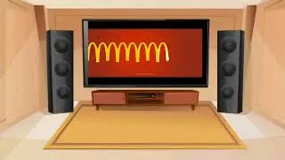 Subway commercial roasting McDonald's, but in Gacha Life