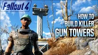 Killer Gun Towers for Your Settlements 🛡️ Fallout 4 No Mods Shop Class