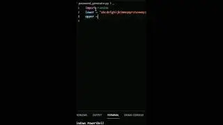 Generate Password with Python 