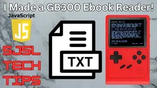 I Made an Ebook Reader for the GB300 & SF2000 using Javascript!