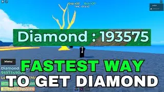 FASTEST WAY TO GET DIAMOND IN ROCK FRUIT ROBLOX