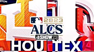 MLB The Show 23 PS4 ALCS 2023 Game 5 | Astros vs. Rangers 