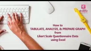 How to tabulate, analyze, and prepare graph from Likert Scale questionnaire data using Ms Excel.