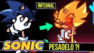O terror de Super Sonic Fleetway no Friday night Funkin | Vs Chaos Nightmare 