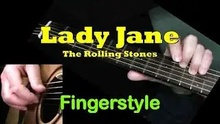 "LADY JANE" by The Rolling Stones | Fingerstyle Guitar + TAB