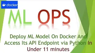 29-3 Deploy ML Model On Docker And Access Its API Endpoint via Python In Under 11 minutes