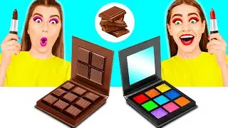 Челлендж. Шоколадная еда vs. Настоящая еда от Fun Challenge