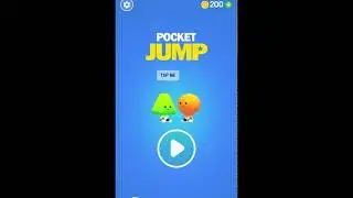 POCKET JUMP- iOS- FIRST GAMEPLAY- Level 1 to 15- iPhone X