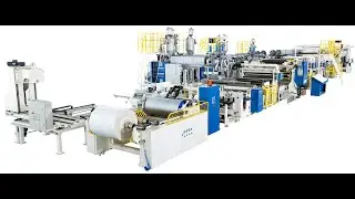 Aseptic LIQUID PACKAGING extrusion lamination machine for mulitlayer co-extrusion
