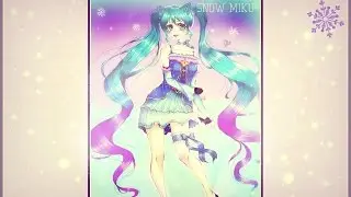 (Speed Paint)Snow Miku