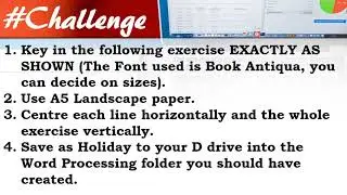 MS - Word Challenge#2 - Center Alignment