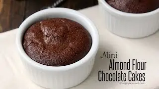 Mini Almond Flour Chocolate Cakes Recipe