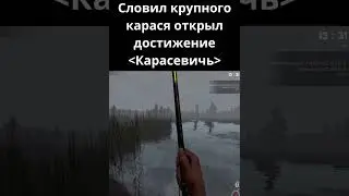Fisher Online Словил крупного карася открыл достижение Карасевичь 