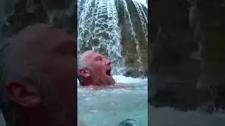 Прыгнул с дамбы к рыбам 