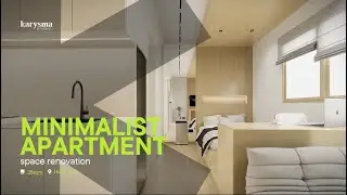 SMALL HOUSE DESIGN | Minimalist 25 SQM Apartment | d5 Render