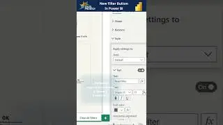 New Reset Filter button