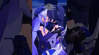 Acheswan kiss scene ||  #honkaistarrail #acheron #blackswan