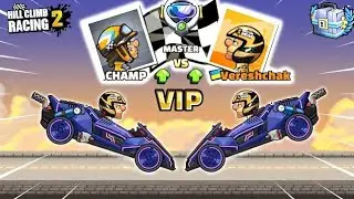 Hill Climb Racing 2 - BOSS 🔥 LvL Champ Walkthrough on Super Car VIP Gameplay