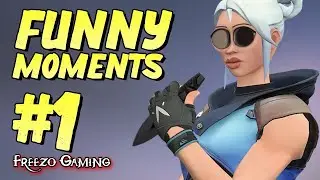 Valorant Highlight #1 | Valorant Funny Moments | Sry for bad quality | FREEZO GAMING YT