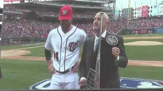 Opening Day 2016: Bryce Harper Receives Silver Slugger Award