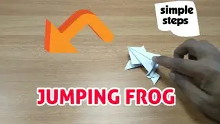 How to make a amazing high jumping frog in paper| പേപ്പർ കൊണ്ട് ഉയർന്ന ചാടുന്ന തവളയെ ഉണ്ടാക്കാം
